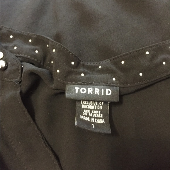 Torrid black long sleeve top - Picture 7 of 8